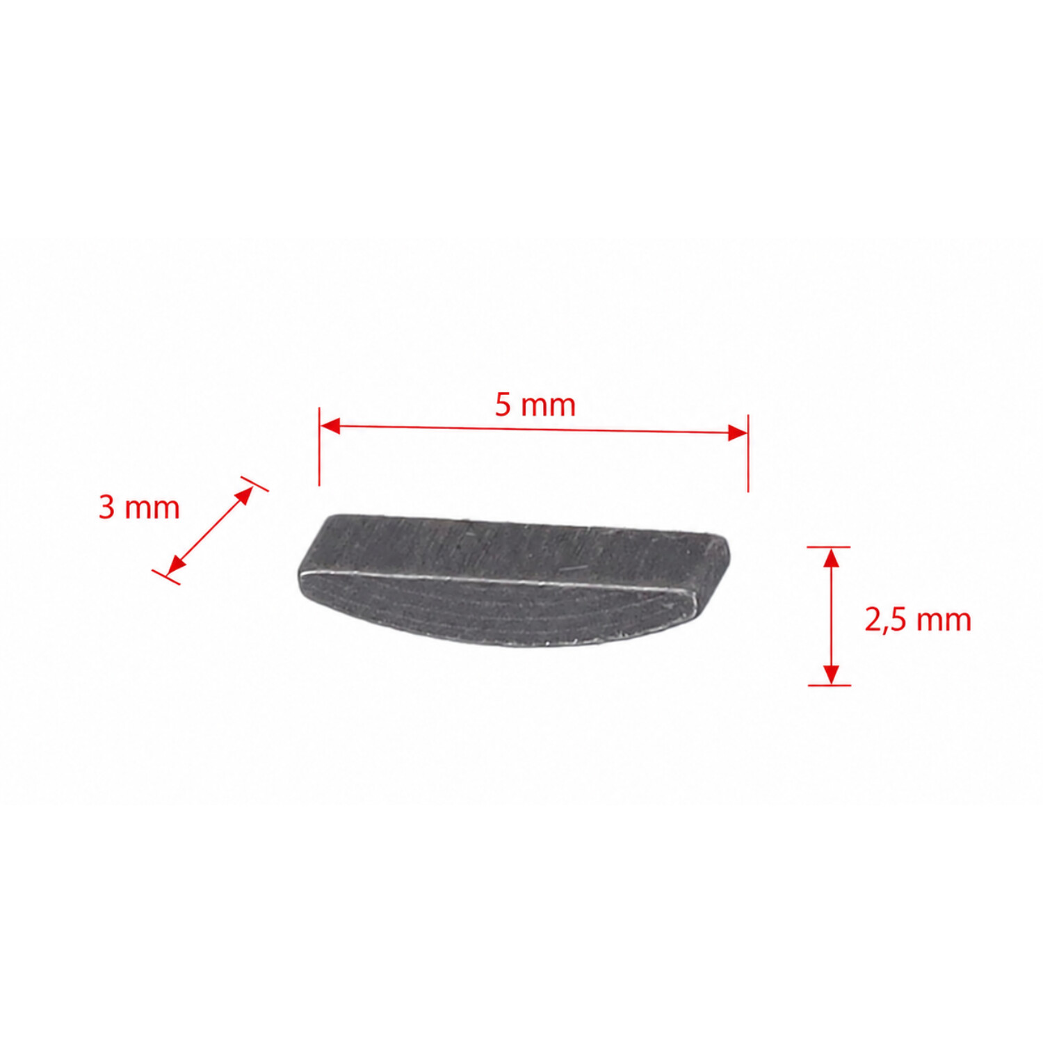 Spie Piaggio Origineel Vliegwiel 3x5mm Beverly, Fly, Lx, Mp3, Runner, Sco Piaggio, Sprint, Zip, Primavera 000267 - Afbeelding 3