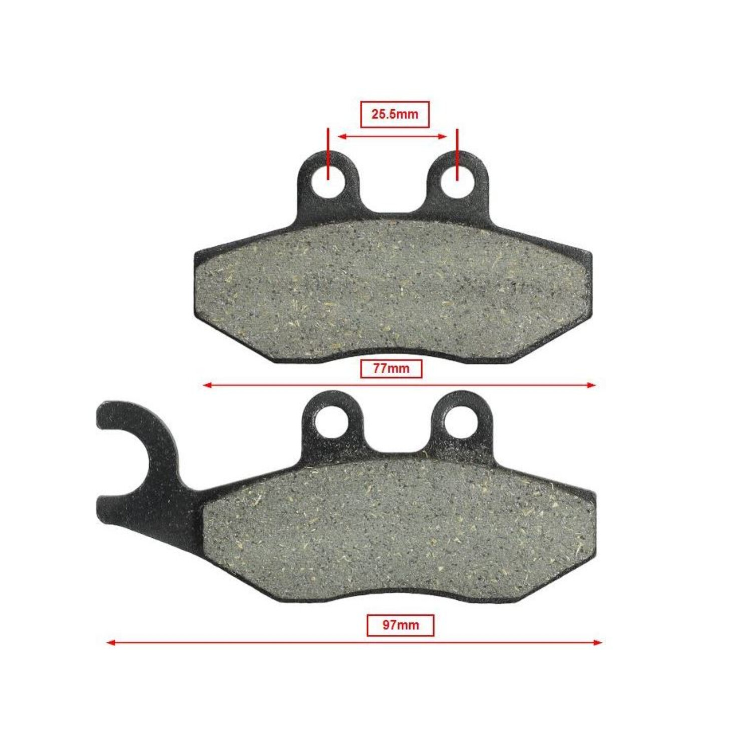 Remblokset Dmp (made In Eu) Voor Agility Rs, Beverly, Dna Rst, Fly, Fly New 2012, Gts Alle Mod., Gtv, Mp3, Primavera, Runner Rst, Sportcity One, Sprint - Afbeelding 2