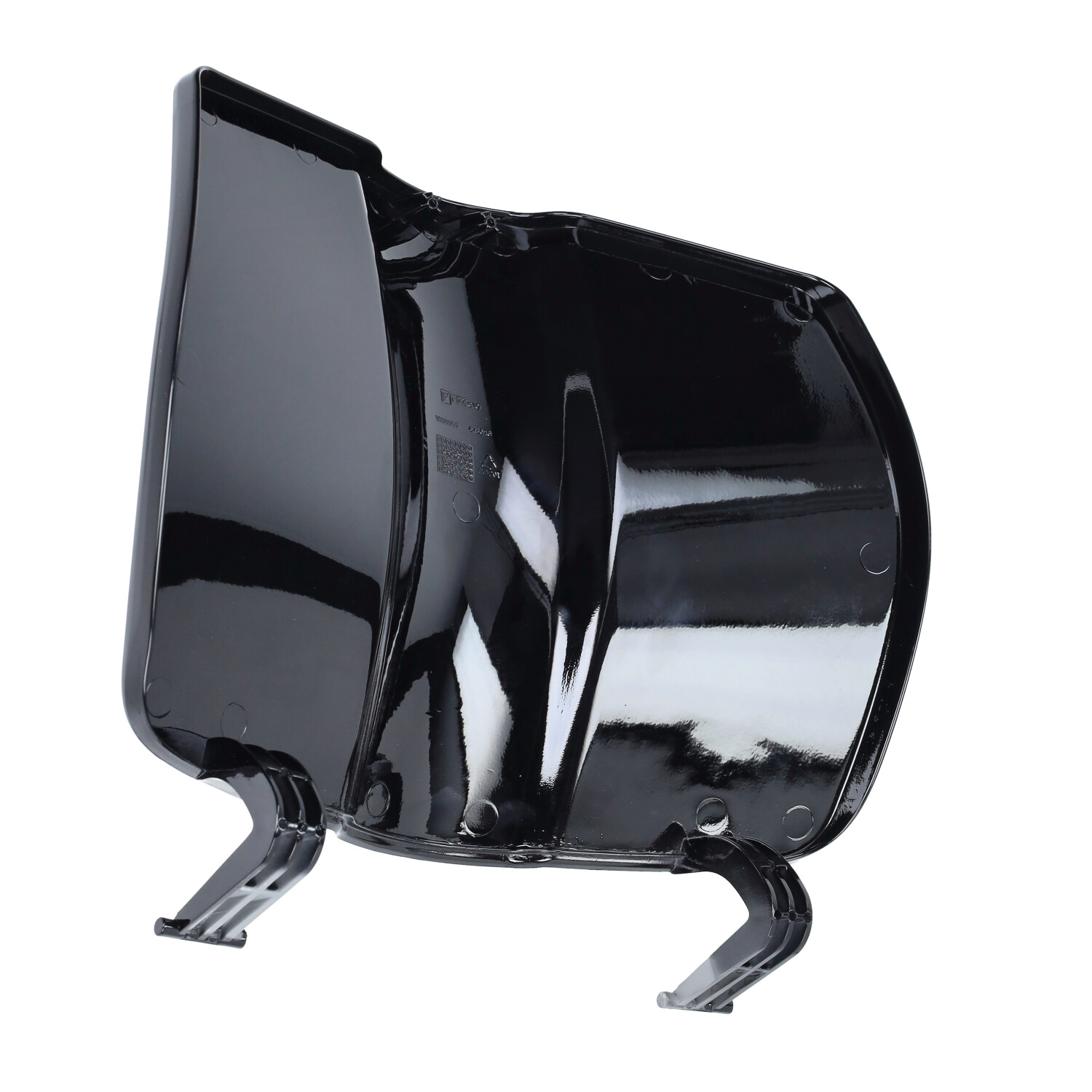 Beenschilddeksel Piaggio origineel zwart lucido 94 Sprint 6736180090 - Afbeelding 2