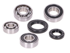 Lager+keerringset Transmissie Krukas 6-delig Hercules, Looxor, Peugeot, Speedfight, Tkr, Viva 42772