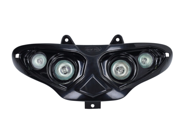Koplampunit Halogeen 4 Lampen Zwart Gilera Runner 50/125/180