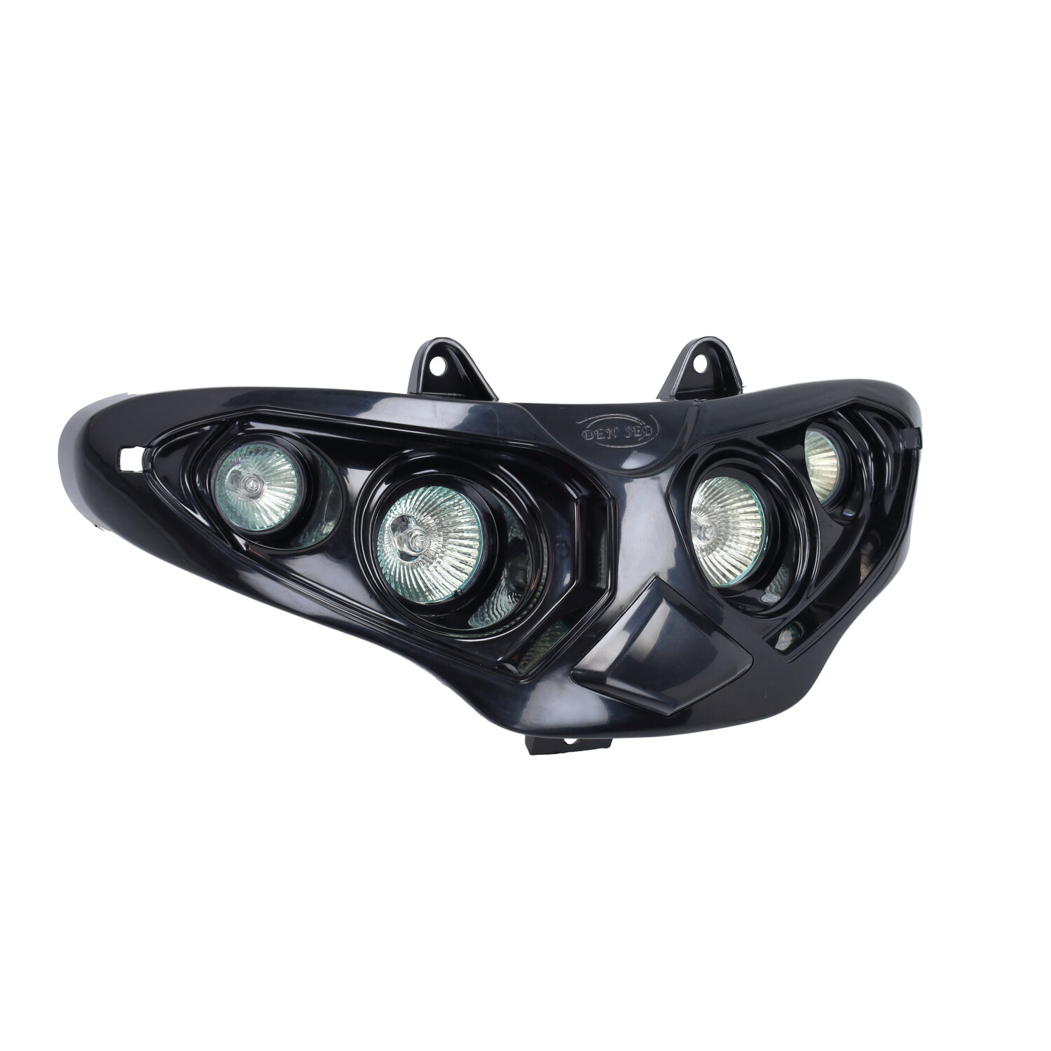Koplampunit Halogeen 4 Lampen Zwart Gilera Runner 50/125/180 - Afbeelding 6