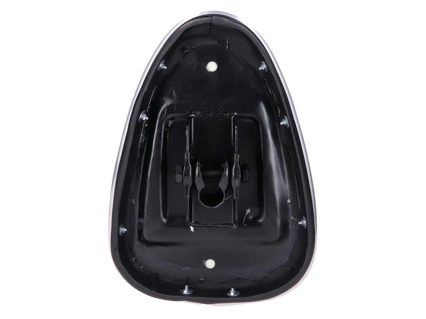 Zadel Oldtimer Model Condor (made In Eu) Zwart/chroom Condor, Puch, X30 - Afbeelding 7