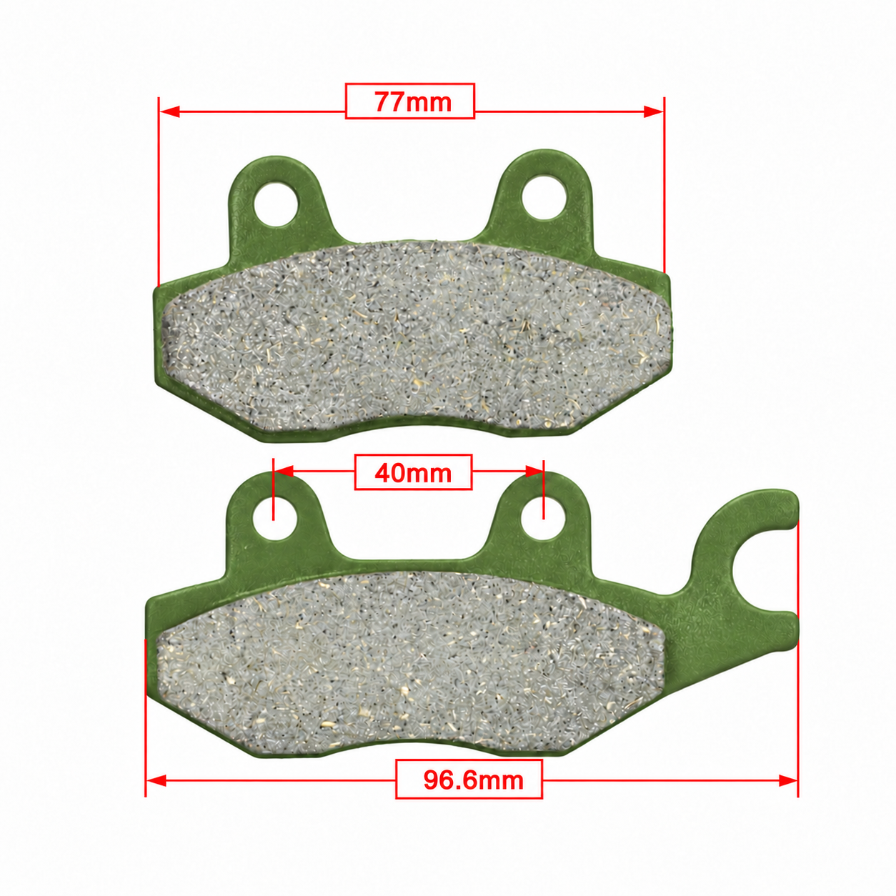 Remblokset Kymco origineel linksvoor AK550i, CV3 45205-AGJ5-305 - Afbeelding 5