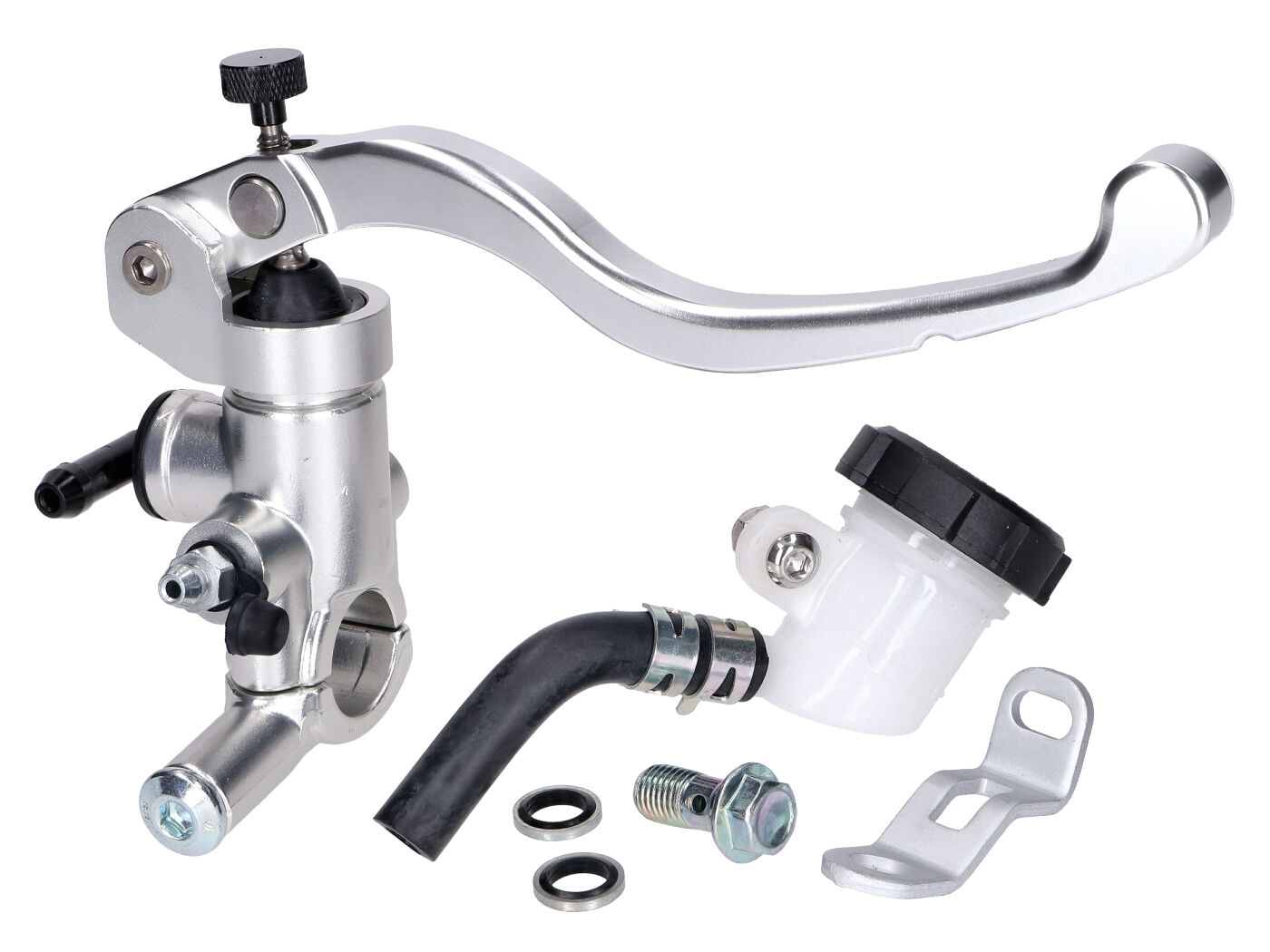 Rempomp Verstelbaar Universeel Met Reservoir 22mm Aluminium=op=op