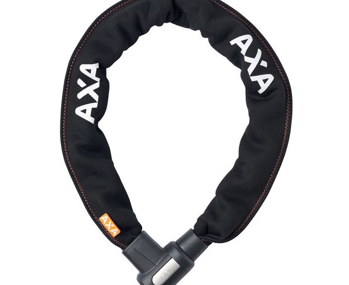 Kettingslot Axa ProCarat+ ART 4 - Neopreen hoes - 105 cm - zwart