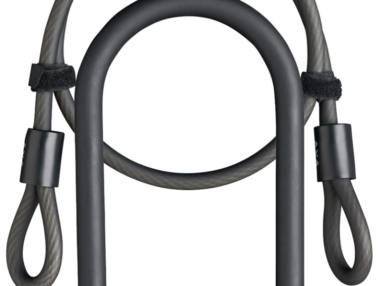 Beugelslot Axa Newton Mini met slotkabel 100/8 - zwart