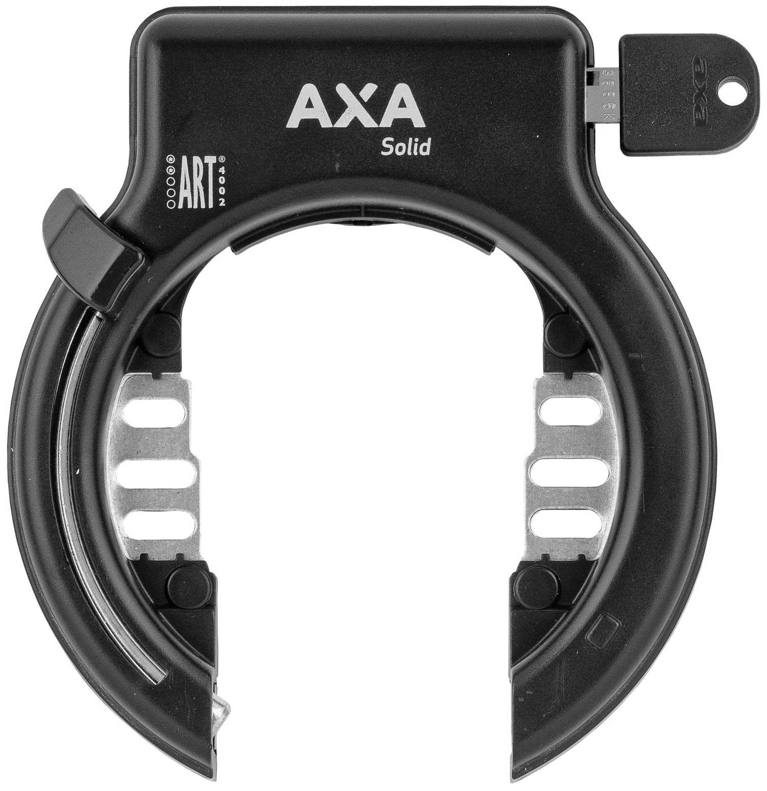 Ringslot Axa Solid - zwart (op kaart) - Afbeelding 2