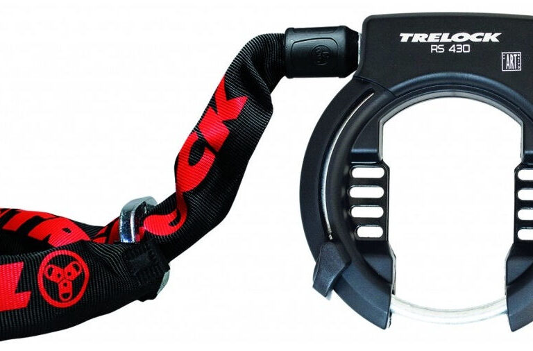 Ringslot Trelock RS430 met uitneembare sleutel incl. Insteekketting ZR355-100cm en opbergtasje