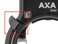 Slotknop Axa Solid - zwart