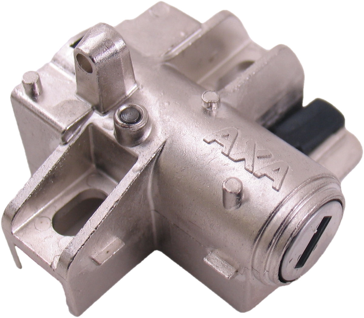 Ringslot Axa Defender met Bosch 2 tube cilinder - glanzend zwart (werkplaatsverpakking) - Afbeelding 2