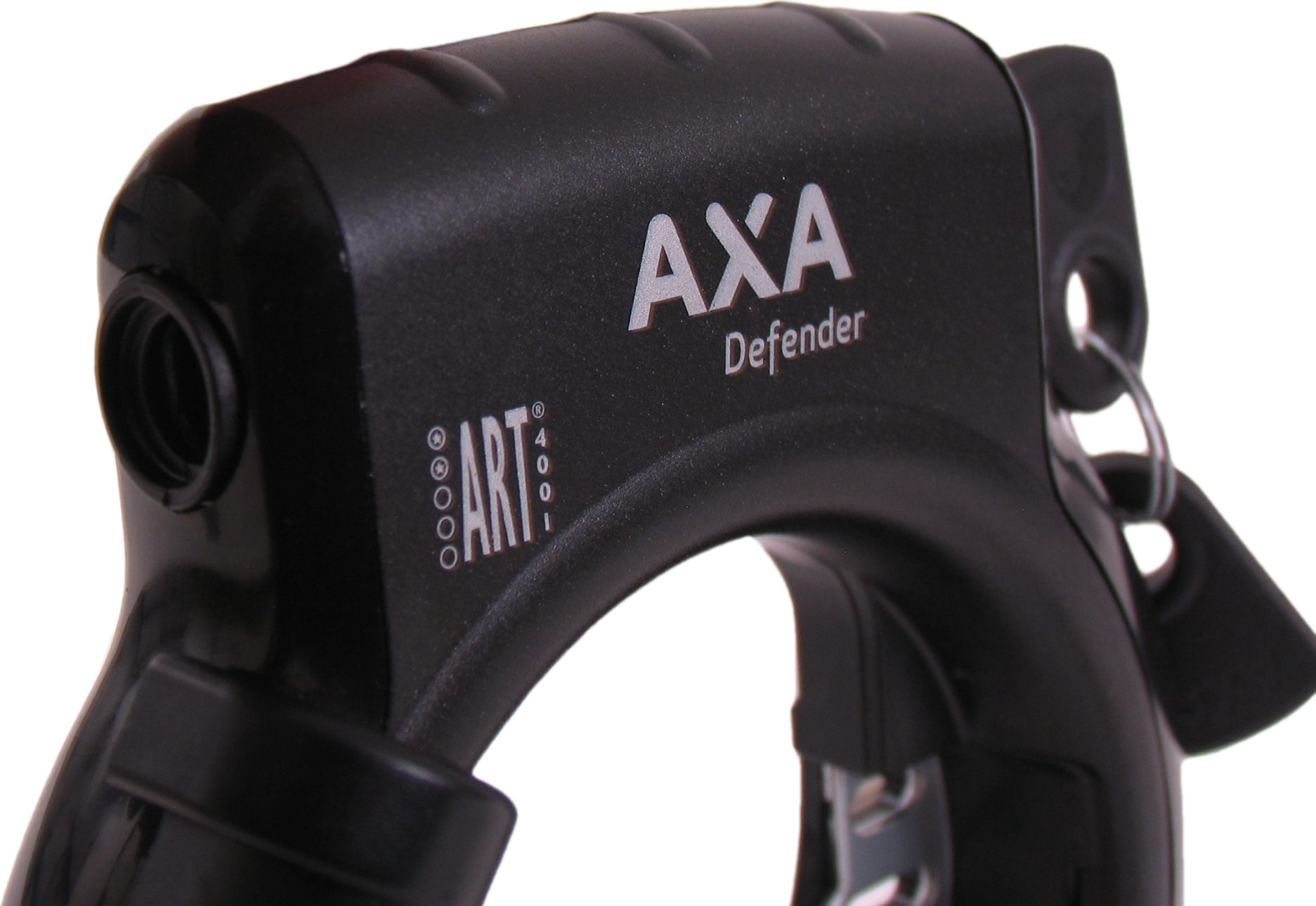 Ringslot Axa Defender met Bosch 2 tube cilinder - glanzend zwart (werkplaatsverpakking) - Afbeelding 3