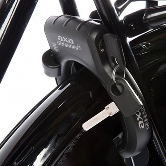 Ringslot Axa Defender - mat zwart