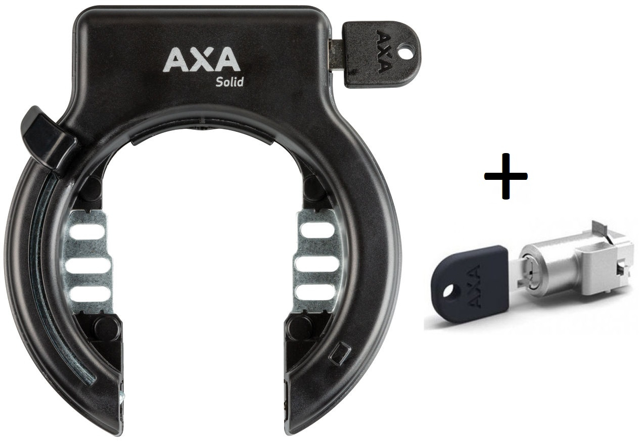 Ringslot Axa Solid Plus + accuslot Shimano Steps 8035 (met uitneembare sleutels) - Afbeelding 4