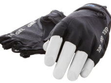 Lycra handschoen Mirage met gelpads maat  XL - zwart/zwart