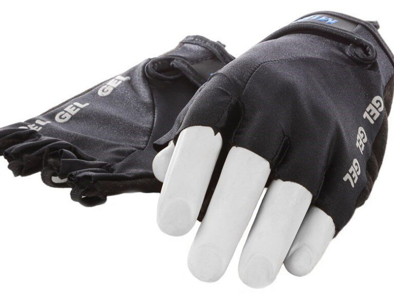 Lycra handschoen Mirage met gelpads maat  XL - zwart/zwart