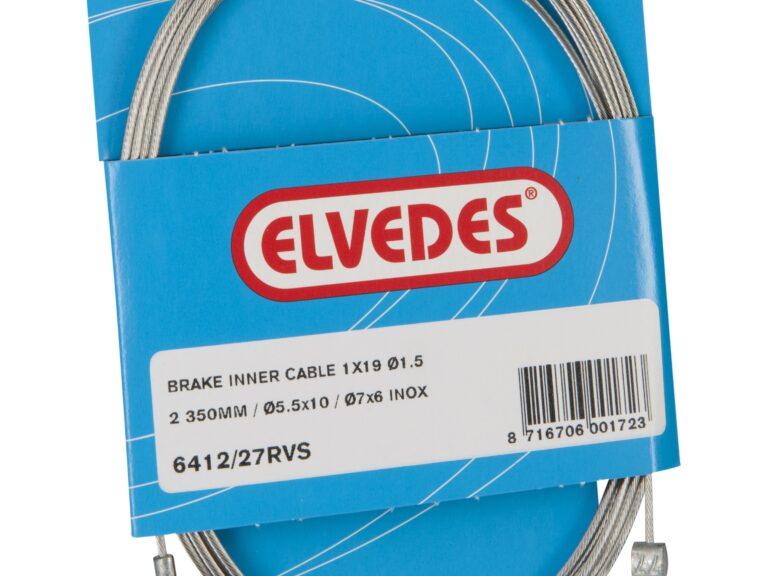 Rem binnenkabel Elvedes 2350mm RVS ø1,5mm V-nippel en T-nippel (op kaart)