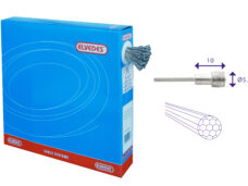 Rem binnenkabel Elvedes 2000mm RVS ø1,5mm V-nippel (100 stuks)