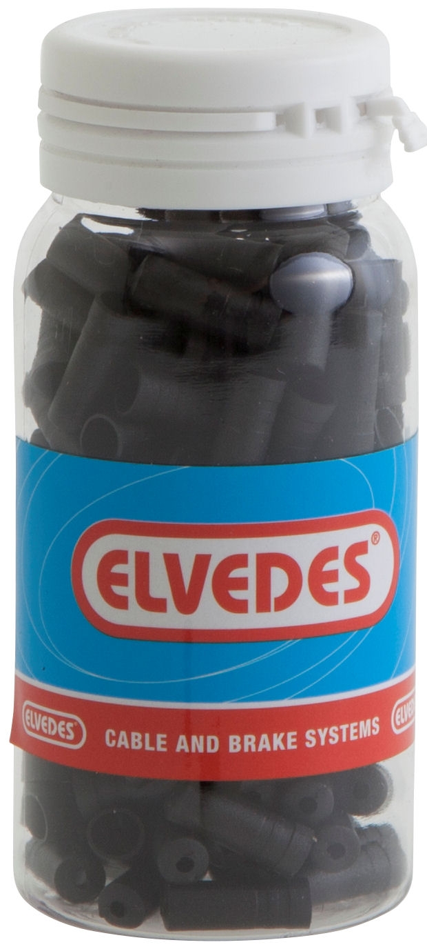 Kabelhoedje Elvedes ø4,3mm kunststof - zwart (150 stuks) - Afbeelding 2