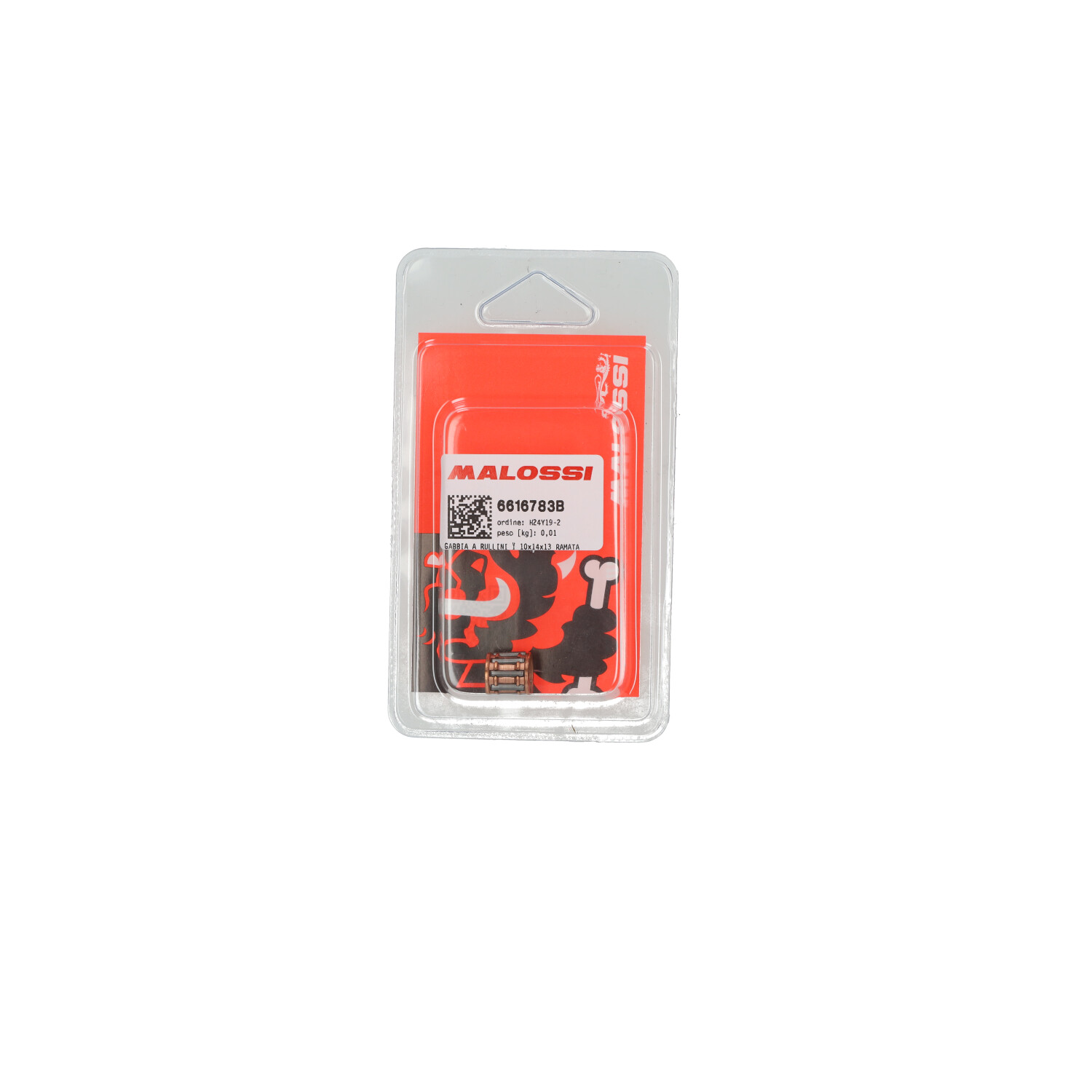 Naaldlager Malossi Pistonpen 10x14x13 Camino, Minarelli Hor+vert 6616783b - Afbeelding 2
