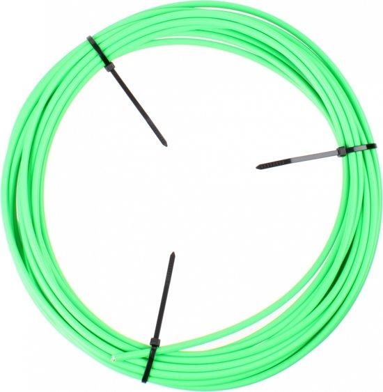 Schakel buitenkabel Elvedes met voering 30 meter /ø4,2mm  - neon groen (30 meter in doos)