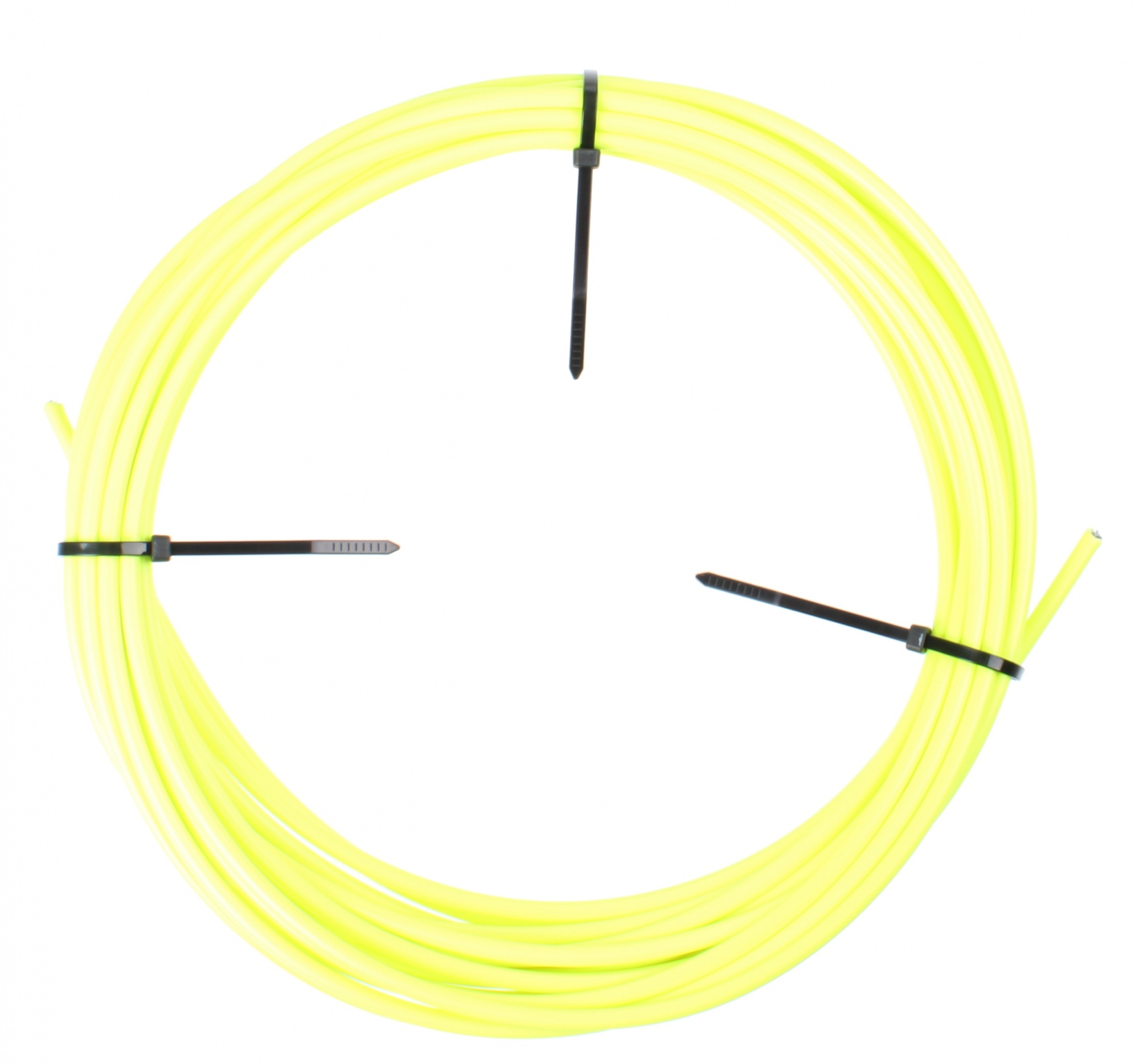 Schakel buitenkabel Elvedes met voering 30 meter /ø4,2mm - neon geel (30 meter in doos)