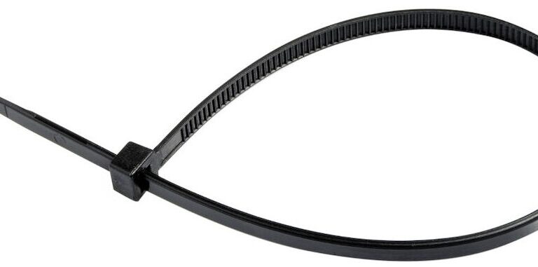 Tiewraps 370 x 4,8mm (100 stuks) - zwart