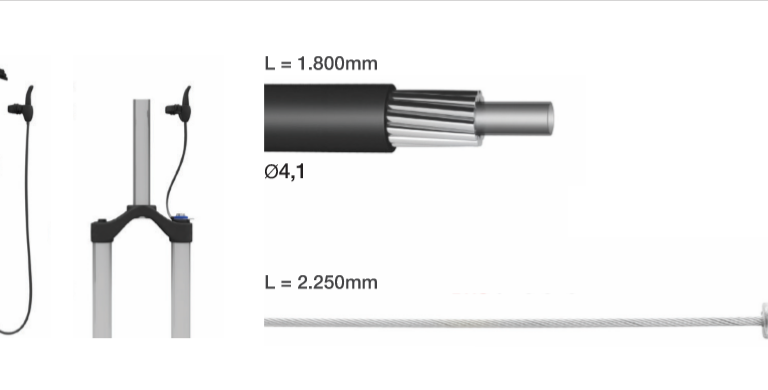 Kabelset Elvedes voor dropper zadelpen / remote lock-out