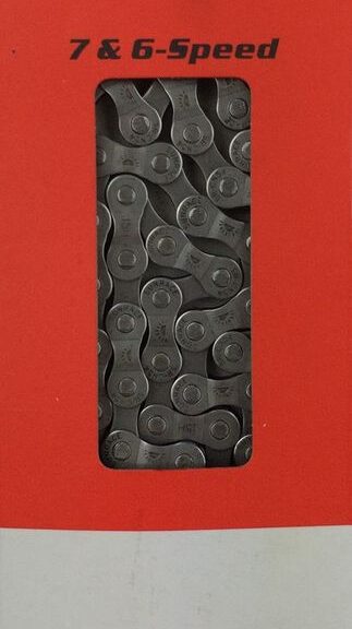 Ketting 6/7 speed Sunrace CNM54 116 links - grijs