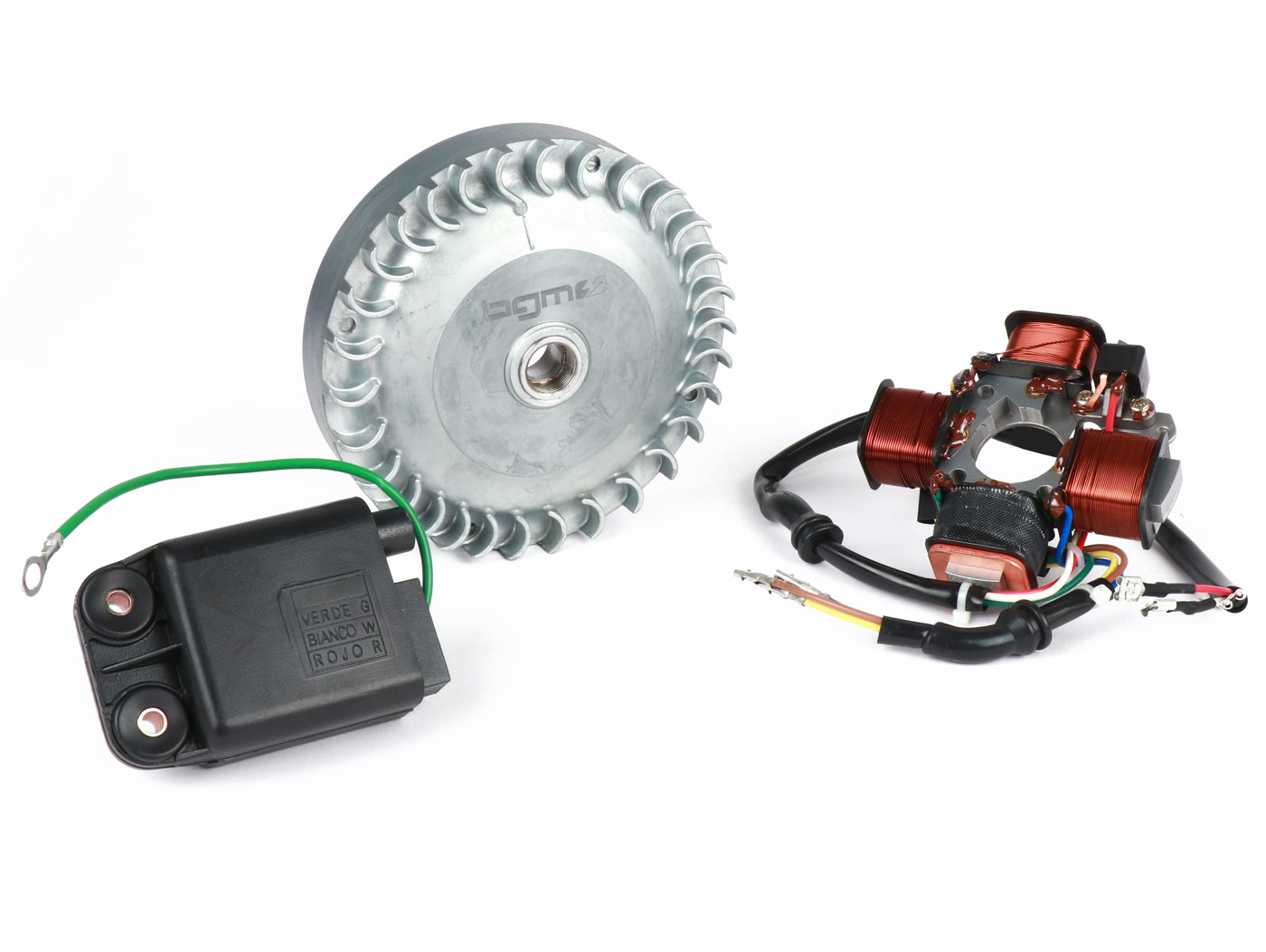 Ontsteking+vliegwiel Bgm Pro Electrisch Set 805gr Pro 12v Ciao, Citta, Si Bgm666ci2s - Afbeelding 5