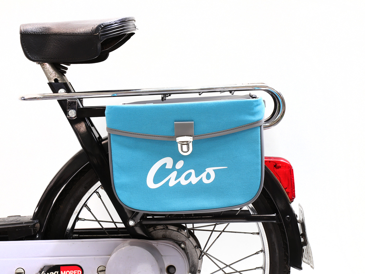Zijtas Moto-nostra Turquoise/grijs Ciao - Afbeelding 11