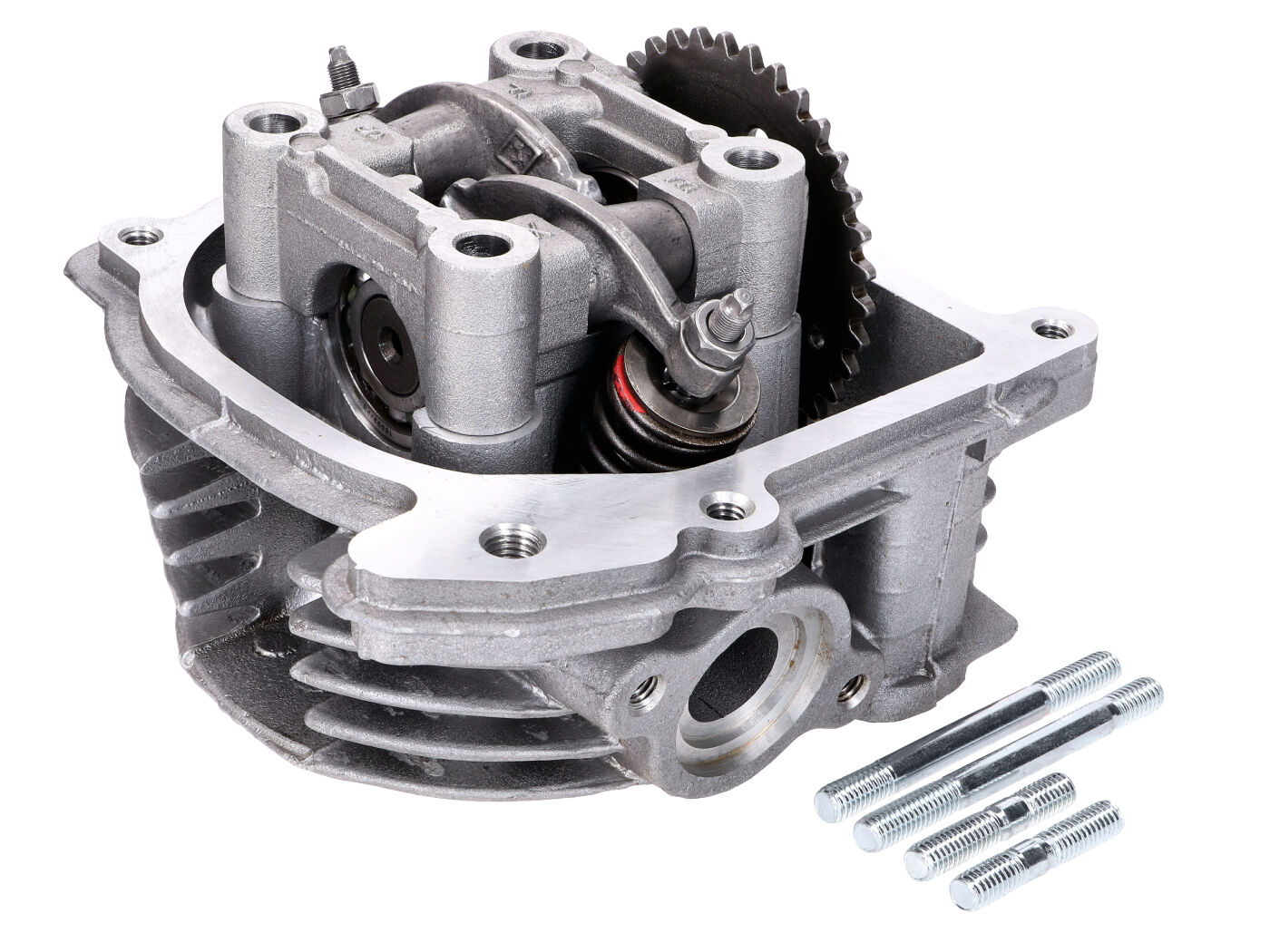 Cilinderkop Compleet Lange Klep + Nokkenas En Tuimelaar (sls) 69.5mm Sco China 4t, Sco Gy6