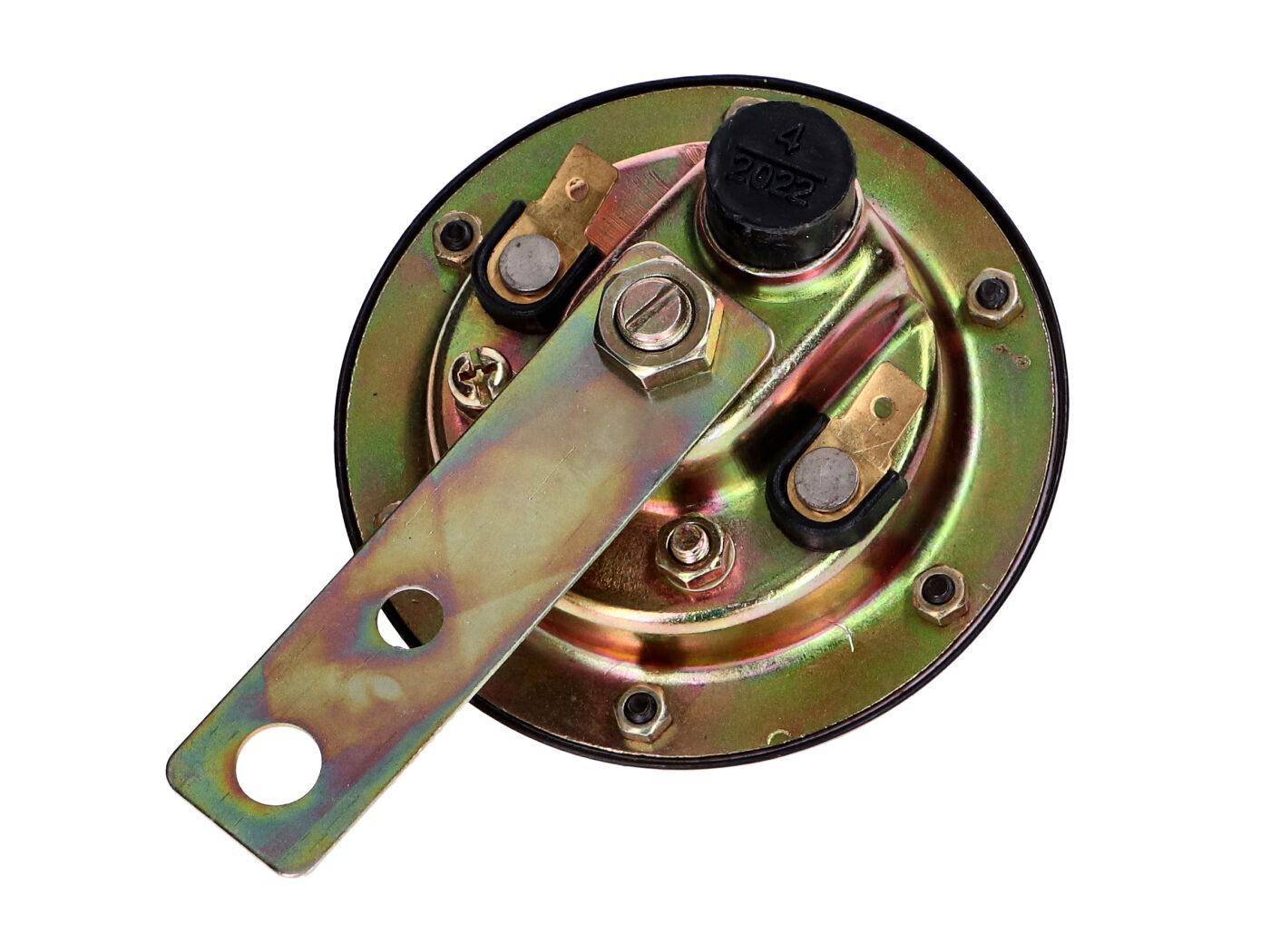 Claxon 12v Wissel O.a. 70mm Zwart Tomos - Afbeelding 2