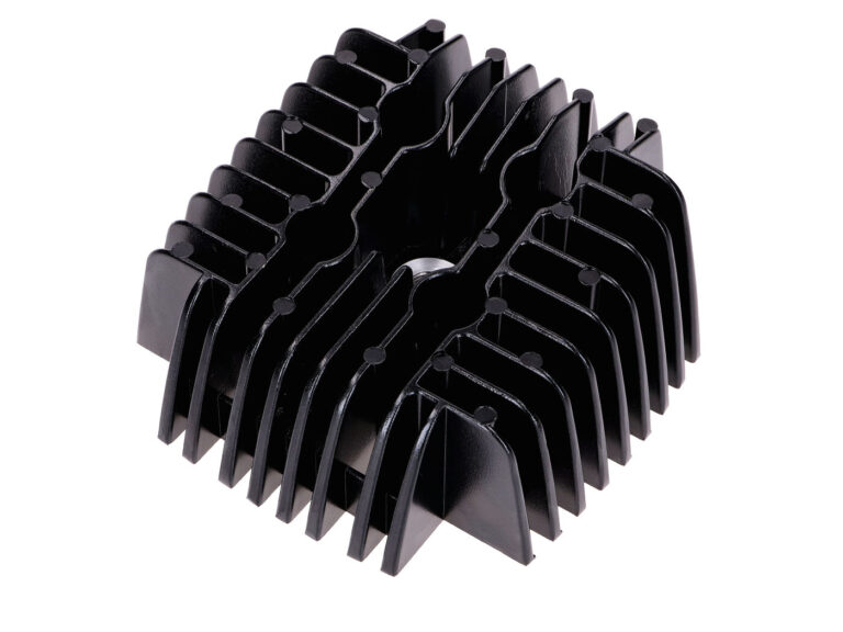 Cilinderkop DMP 70cc 44mm zwart voor Tomos A35 brommer