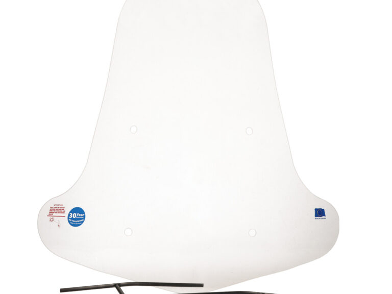 Windscherm Regia Met Bevestigingsset (made In Eu) Hoog 72cm Helder Agm Goccia Gev1000, Tomos A35