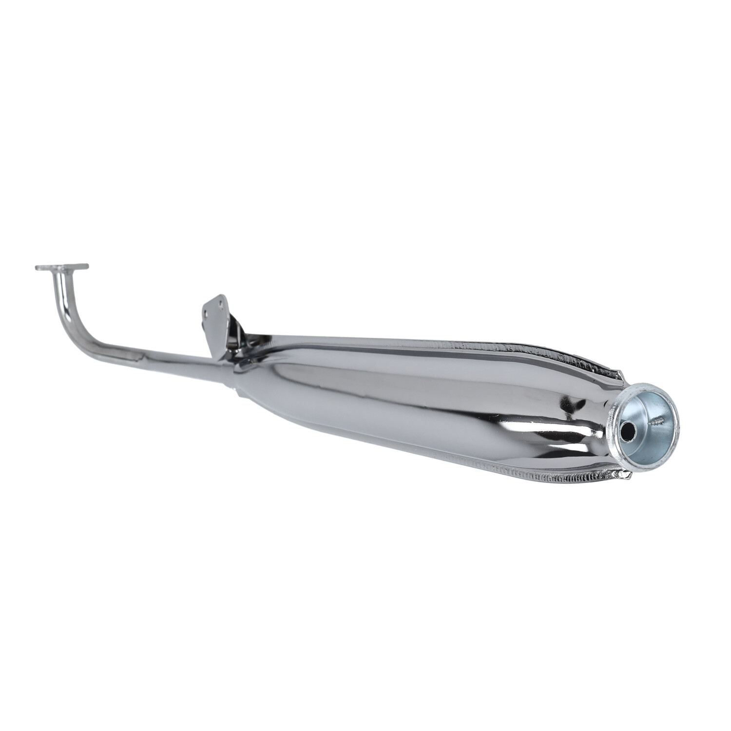 Uitlaat Standaard Model Snel Euro-2 (made In Eu) 22mm Chroom A3, Tomos A35 - Afbeelding 3