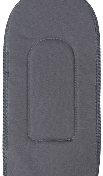 Kussentje Basil Pasja groot  46 x 23 x 1 cm - elegance grijs