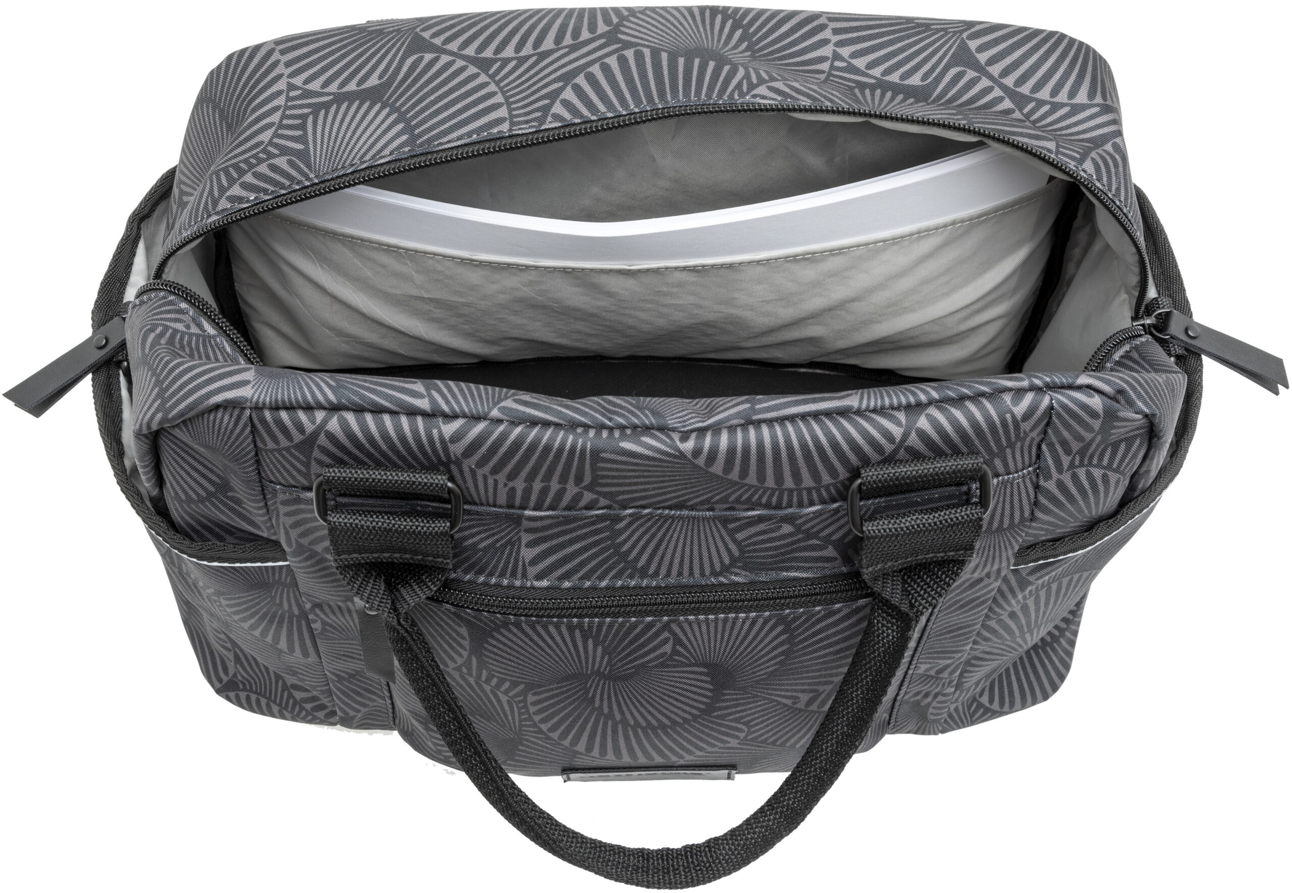 Fietstas New Looxs Bari 13 liter 27 x 26 x 18 cm - selo black - Afbeelding 6