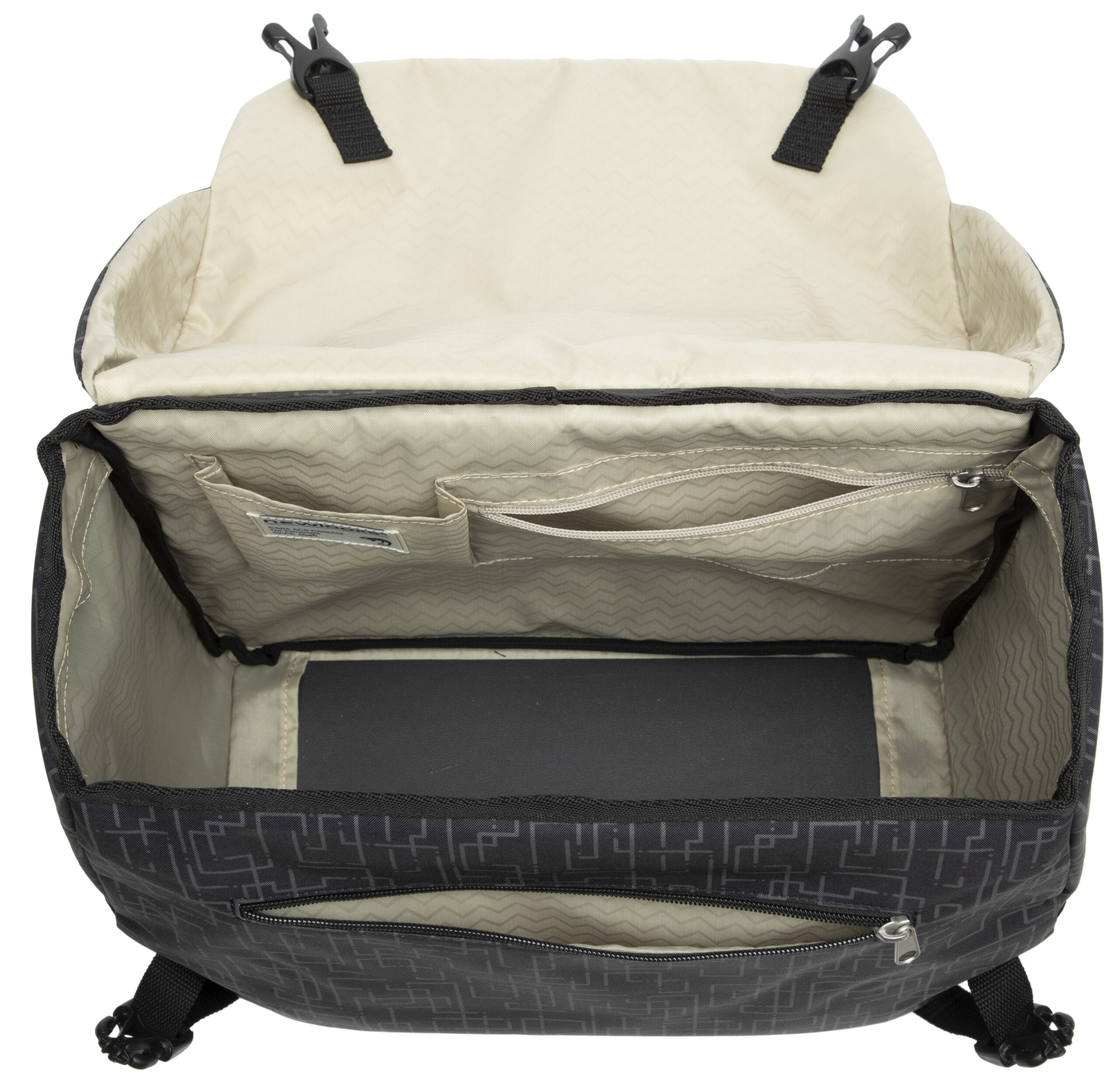 Enkele fietstas New Looxs Mondi Joy Single 18,5 liter 36 x 16 x 32 cm - ivy black - Afbeelding 3