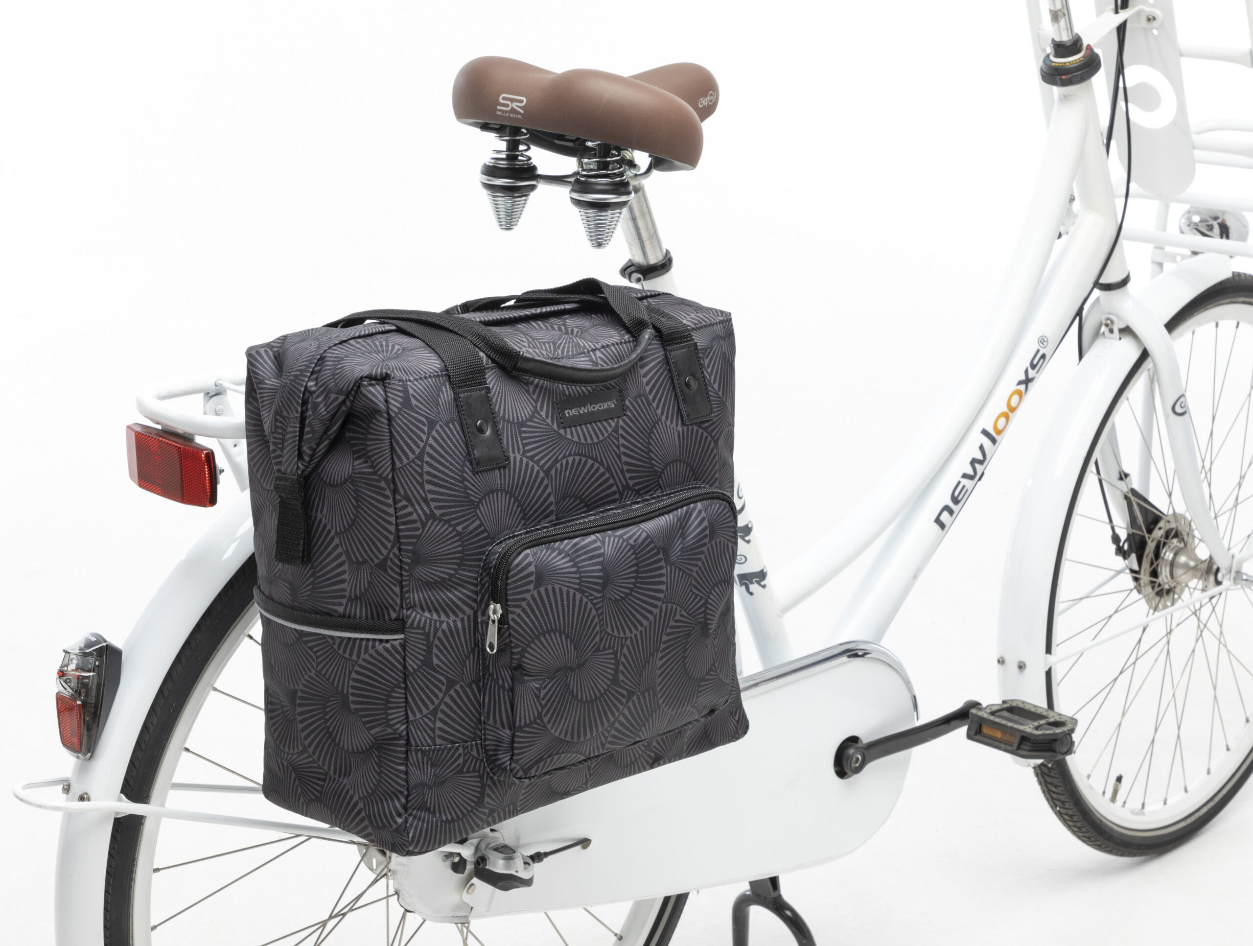 Fietstas New Looxs Camella 24,5 liter 36 x 36 x 19 cm - selo black - Afbeelding 4