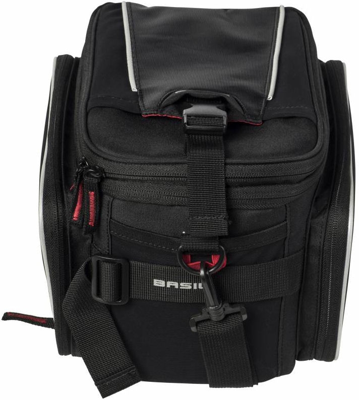 Bagagedragertas Basil Sport Design Trunkbag 7-15 liter 36 x 26 x 18 cm - zwart - Afbeelding 3
