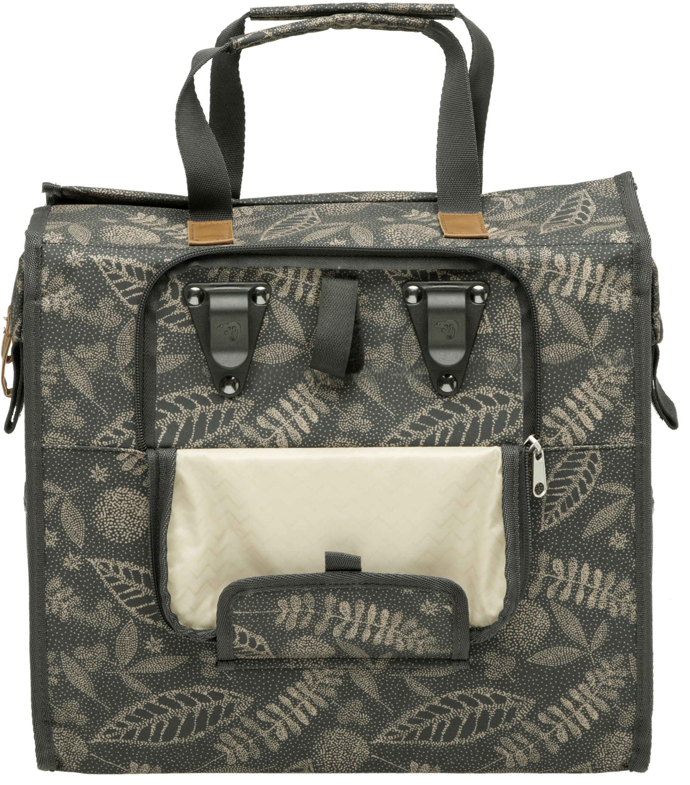 Enkele fietstas New Looxs Lilly Forest 18 liter 35 x 16 x 32 cm - anthraciet