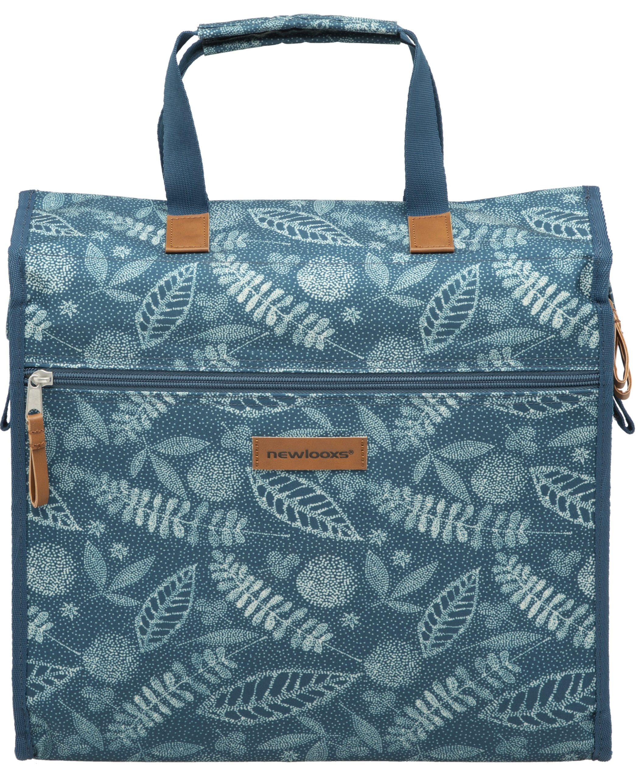 Enkele fietstas New Looxs Lilly Forest 18 liter 35 x 16 x 32 cm - blauw - Afbeelding 3