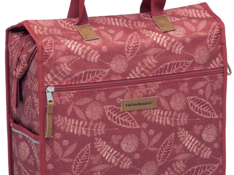 Enkele fietstas New Looxs Lilly Forest 18 liter 35 x 16 x 32 cm - rood
