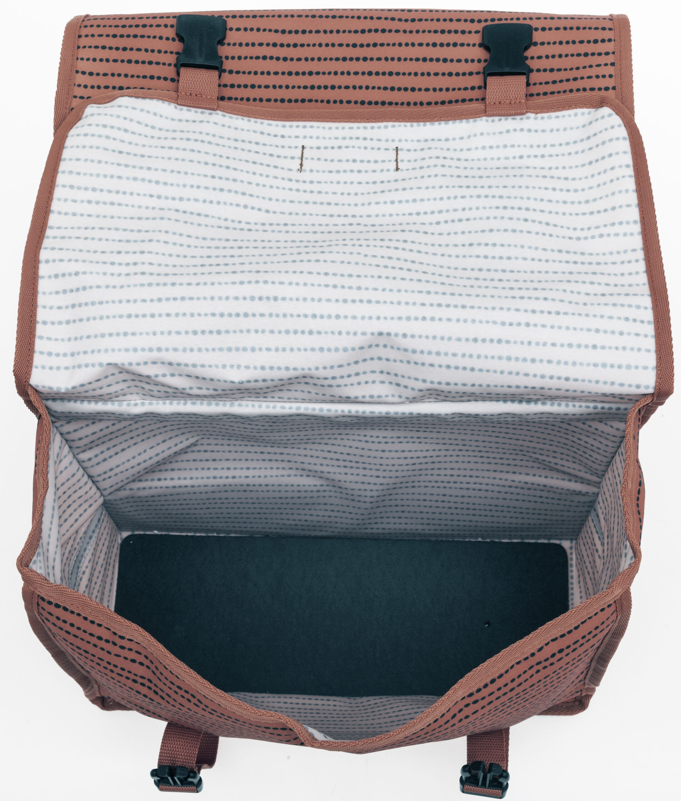 Dubbele fietstas New Looxs Fiori Double 30 liter 37 x 33 x 12,5 cm (x2) - nomi red - Afbeelding 2