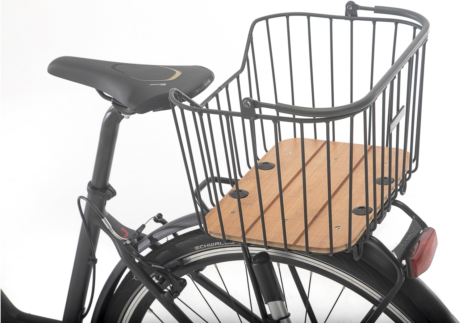 Fietsmand New Looxs Palermo 24 liter 40 x 22 x 27,5 cm - zwart - Afbeelding 4