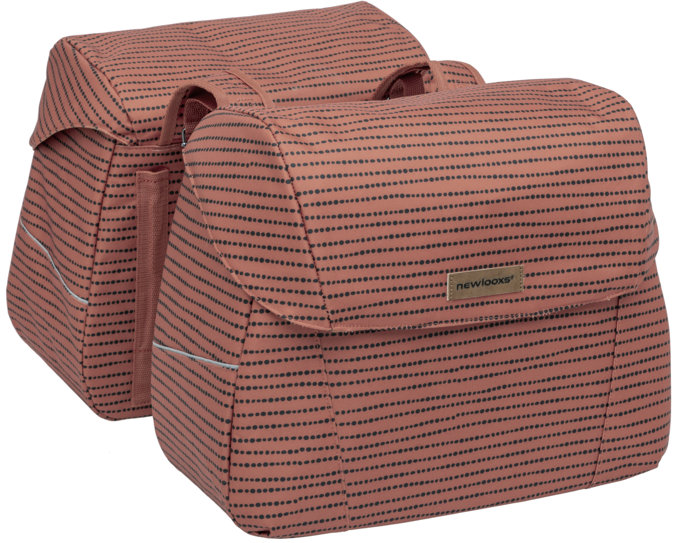 Dubbele fietstas New Looxs Joli Nomi 37 liter 38 x 30 x 18 cm (2x) - red - Afbeelding 3