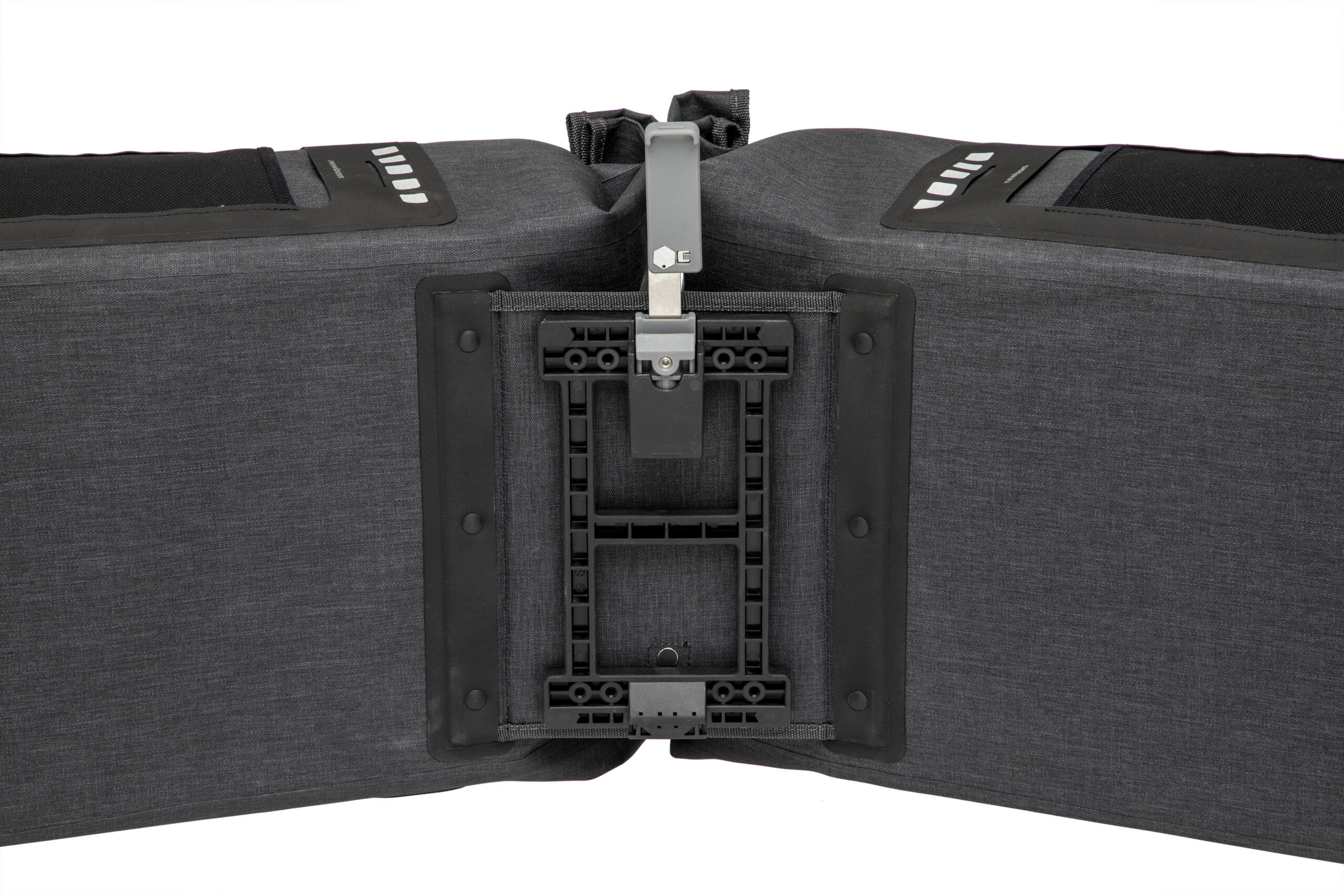 Dubbele fietstas New Looxs Varo Double MIK 40 liter 28 x 43 x 17 cm (x2) - grijs - Afbeelding 2