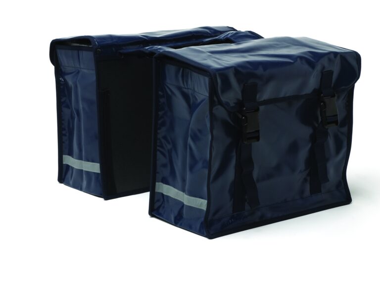 Dubbele fietstas New Looxs Bisonyl Double 46 liter 39 x 33 x 18 cm - zwart