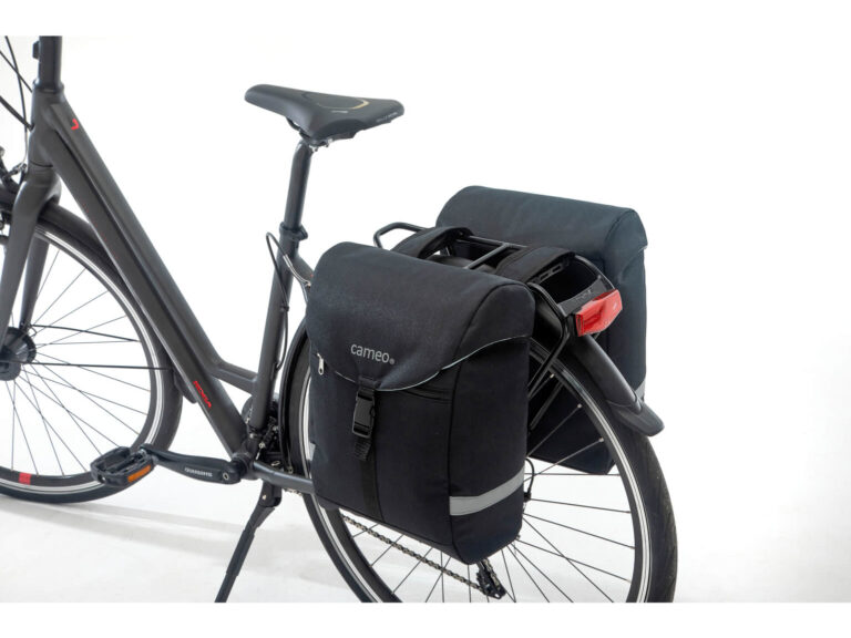 Dubbele fietstas New Looxs Cameo Sports 28 liter 29 x 15 x 33 cm - zwart